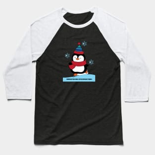 Cool Penguin Baseball T-Shirt